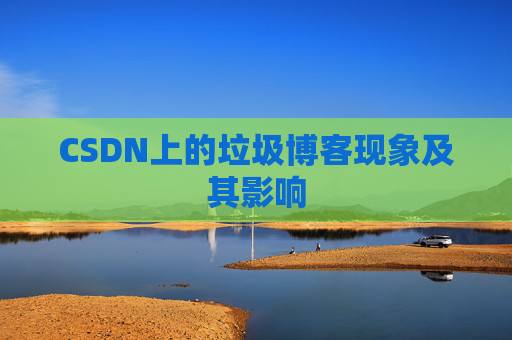CSDN上的垃圾博客现象及其影响